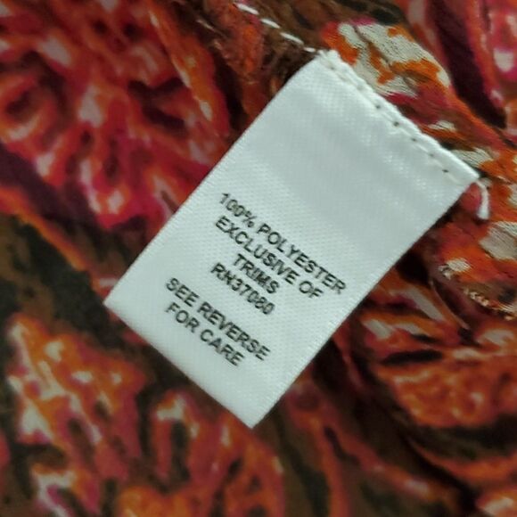 NWOT CATO Women's Floral Lace Crochet Sleeveless Blouse Size Medium - Picture 7 of 7